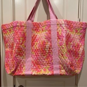 Love Shack Fancy Cyndi Tote Swaying Coral